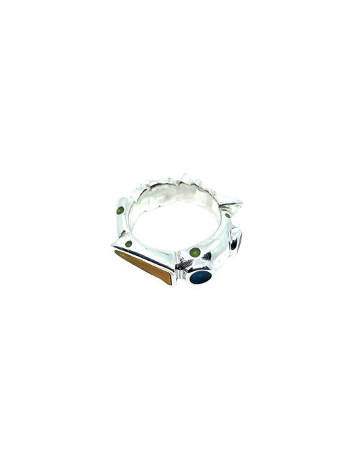 Tg-Jewellery by Tamara Gervasio Metallic Club Ring Uv Enamel One Of A Kind