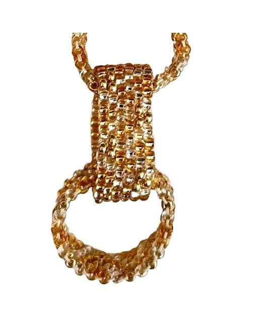 Iliana Arrazola Metallic Bold Chunky Link Earrings