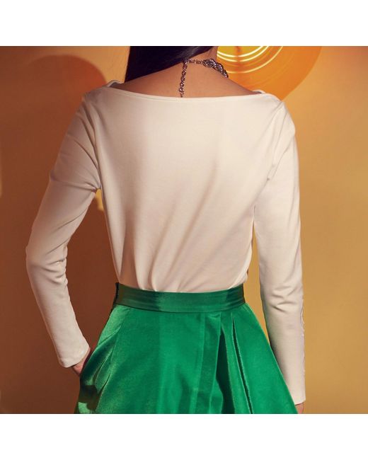 Emma Wallace Gray Eirene Top
