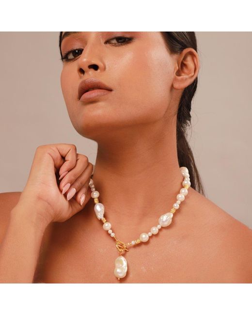 GEM BAZAAR Metallic The Margo Necklace