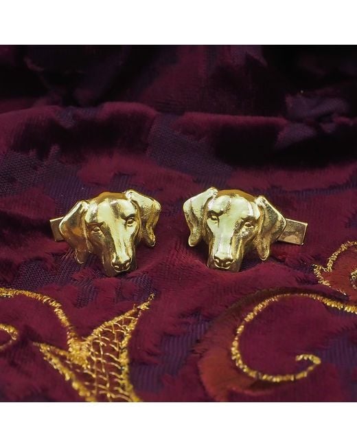 Simon Kemp Jewellers Metallic Vizsla Cufflinks for men