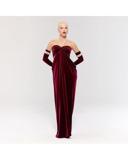 Nur Karaata Red Royal Ancestry Dress