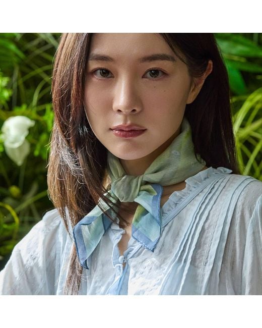 Ana Maison Green Drifting Sunlight Handkerchief