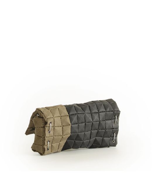 Monade Black Pouch Bag Duo & Taiga for men