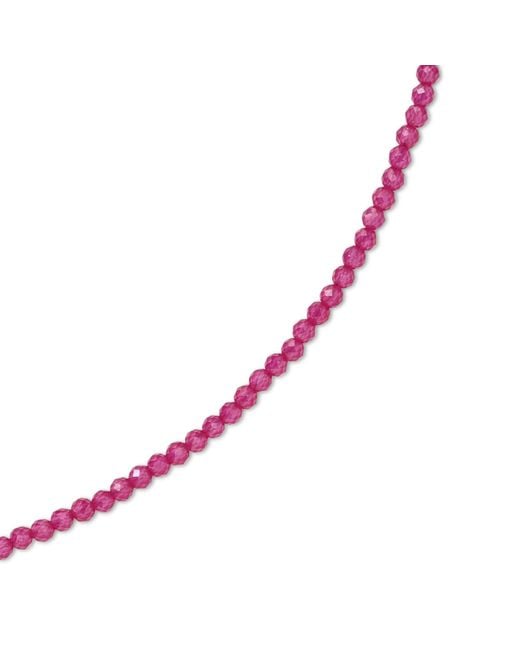 Bombyx House Red Tiny Ruby Cluster Necklace