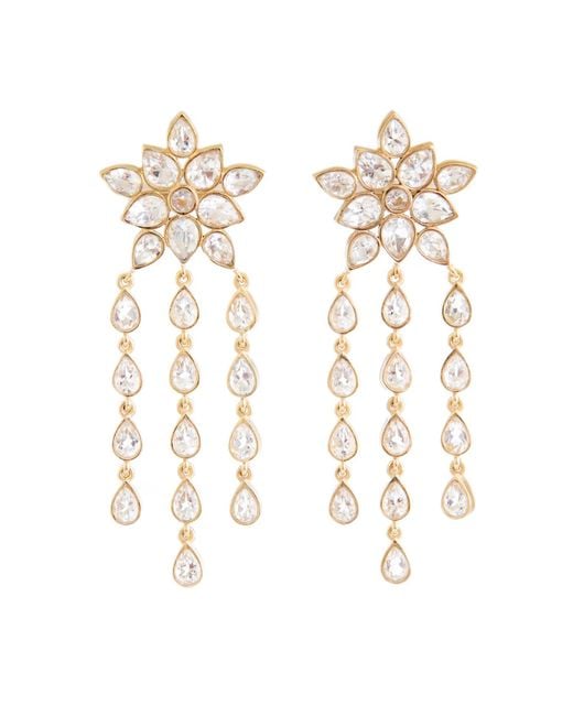 Christina Greene Metallic Ellie Crystal Earrings