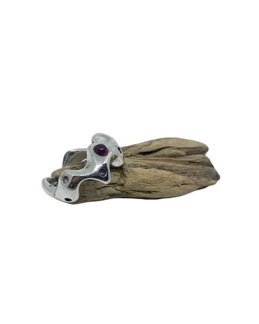 Tg-Jewellery by Tamara Gervasio Red Sea Slug Ring And Garnet