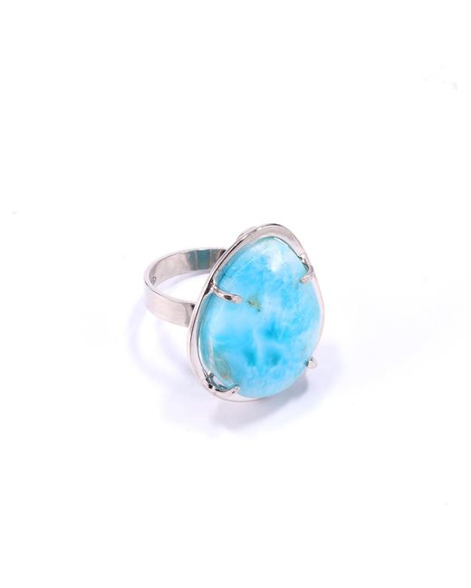 Mineralgems•Studio Blue Larimar Ocean Ring Fail