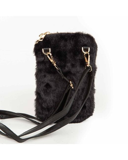 Sidney Byron Black The Betsy Winter Cellphone Crossbody