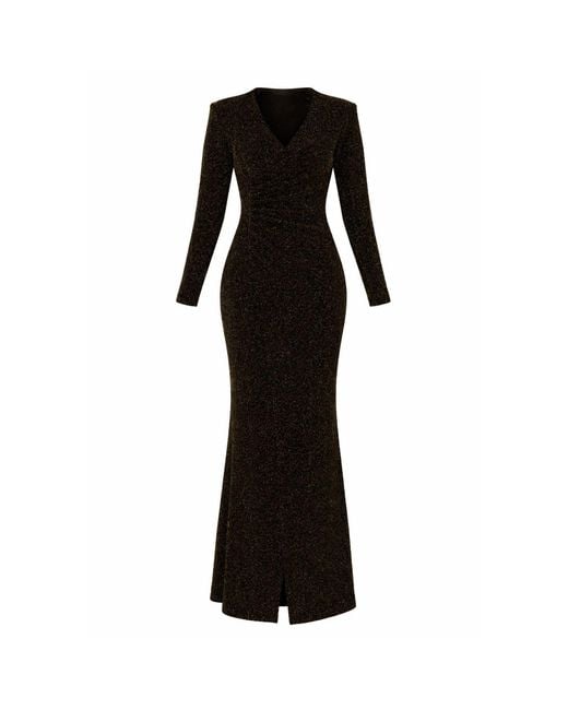 SACHA DRAKE Black Lenora Maxi Dress