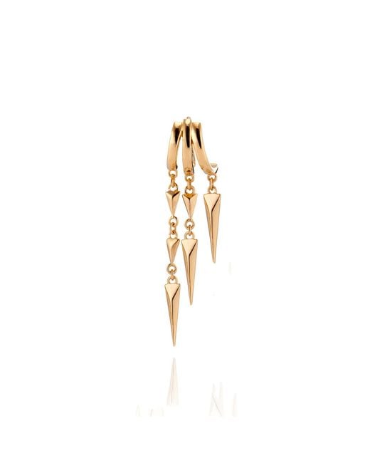Aaria London Metallic Paloma Illusion Earrings