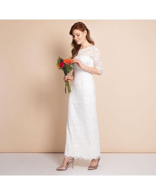 Alie Street London Gray Lila Lace Wedding Gown