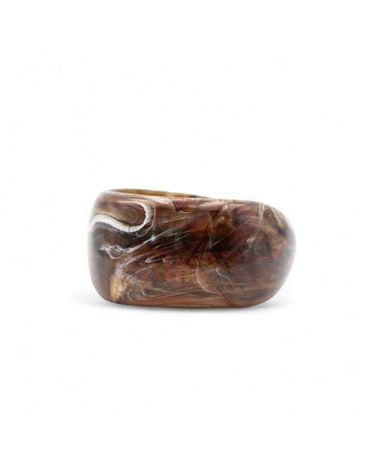 Miss Cecilia Brown Mocha Marble Bangle