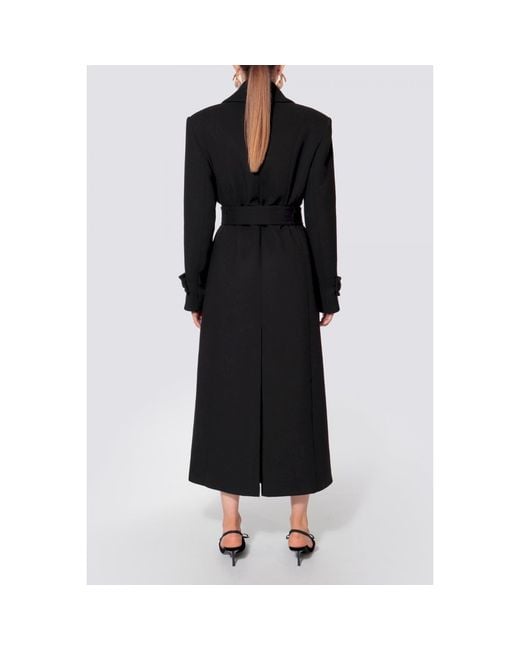 AGGI by HALEWSKI Black Cartney Maxi Coat