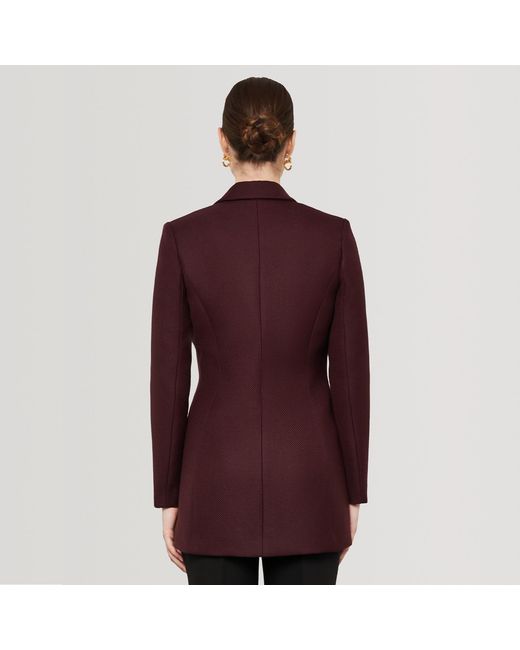 SEREN LONDON Red Burgundy Dress Jacket