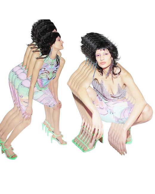 Paloma Lira Green Alien Top