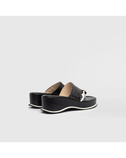 Ilvi Black Masal Leather Slide