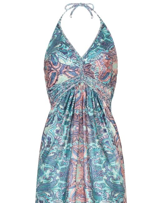 Chic by Lirette Blue Halter Dress Quetzal