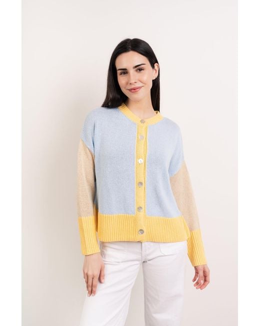 Mind Traveler Blue Sky, & Colour-Block Leti Cardigan
