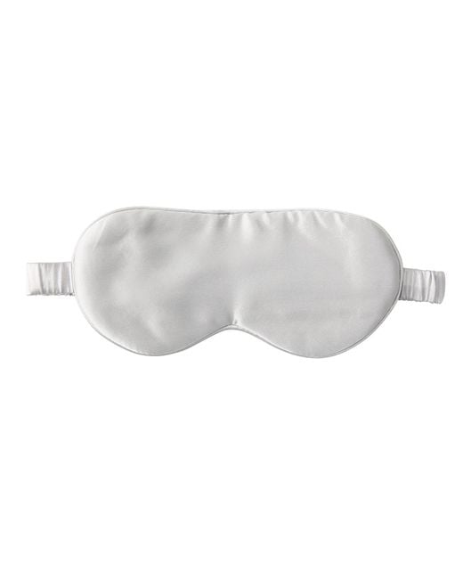 Soft Strokes Silk Gray Pure Mulberry Aviator Style Silk Eye Mask Set Of Two
