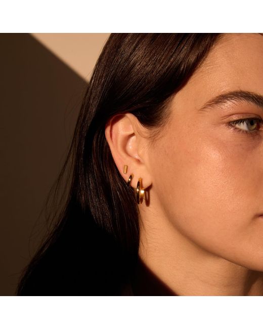 A Weathered Penny Metallic Lennox Hoops