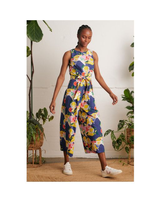 Emily and Fin Blue Lula Picnic Party Jumpsuit