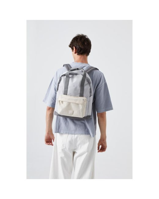 Lefrik Gray Capsule Backpack Concrete Block