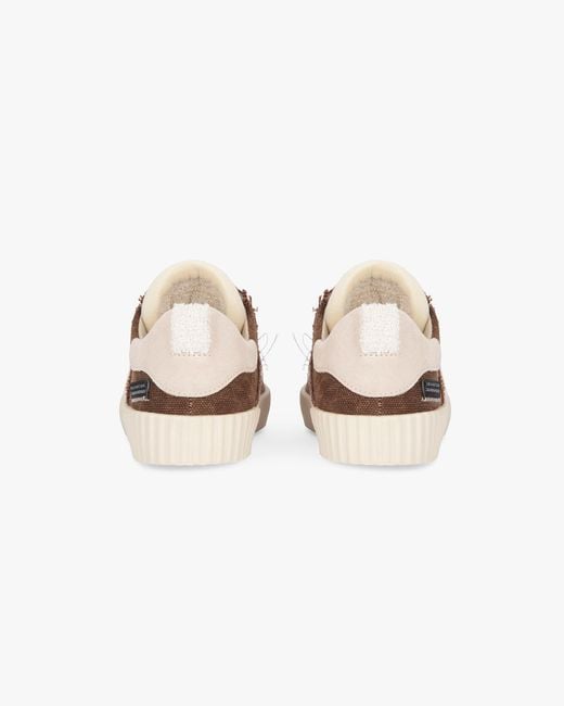 Springa | Unique Vulcanized Sneakers Italian Handmade Brown Wavy Olona Sneakers for men