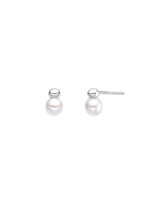 Lisa&Co. Metallic Earrings Mini Pearl Drop