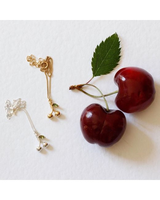 Lee Renee Metallic Cherry & Tourmaline Leaf Bracelet