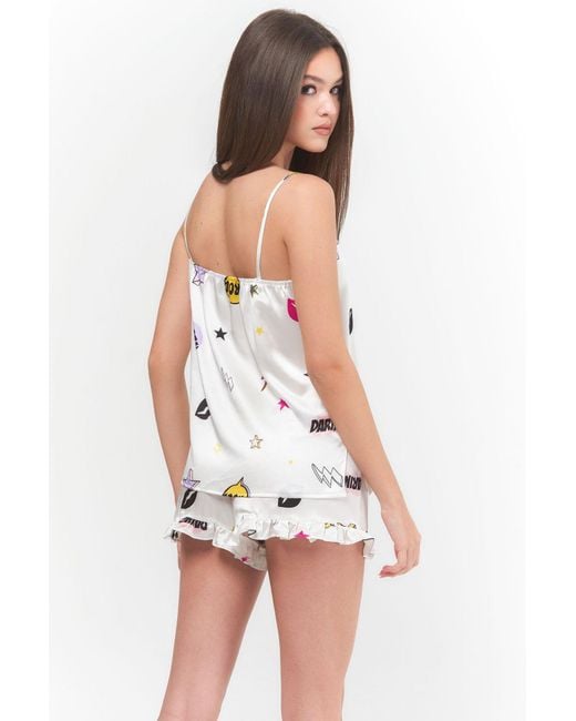 Favette White The Silk Shorts — Fragile Like A Bomb