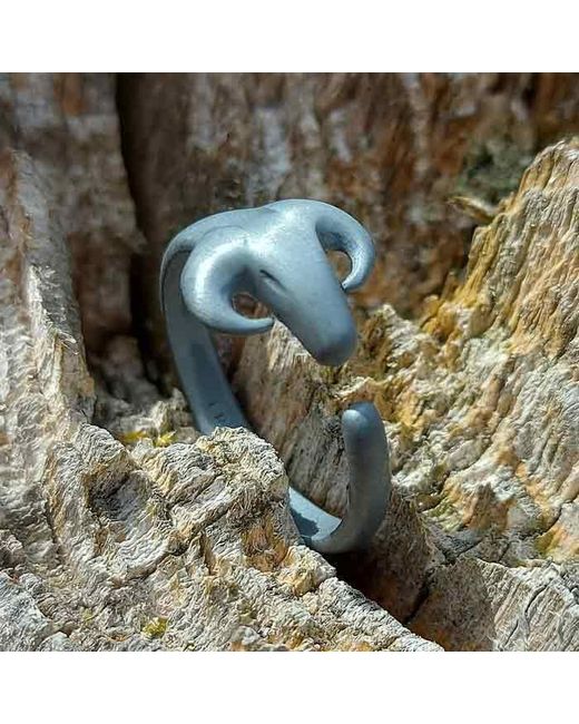 Freya & Thor of Sweden Black Capra Ring for men