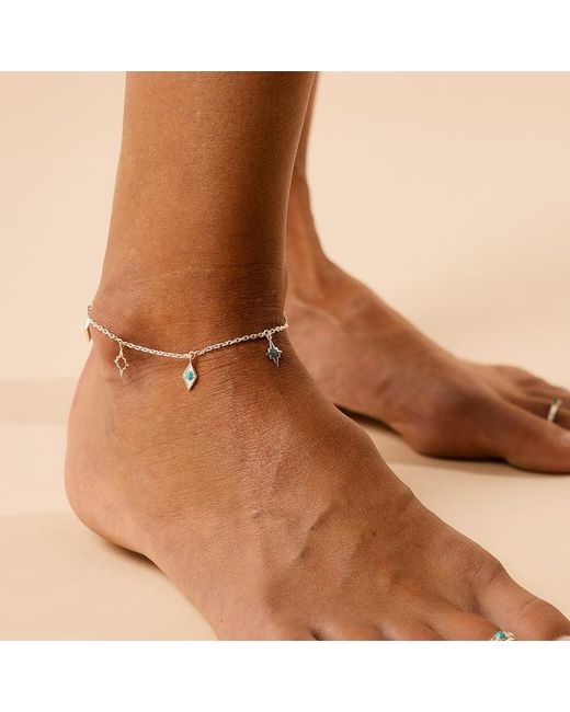 Charlotte's Web Jewellery Metallic Medina Charm Anklet
