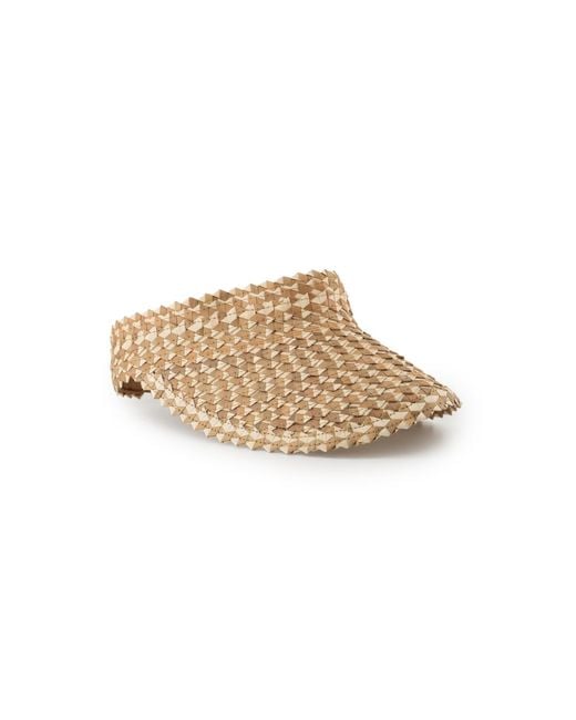 OhSun Natural Neutrals Straw Visor