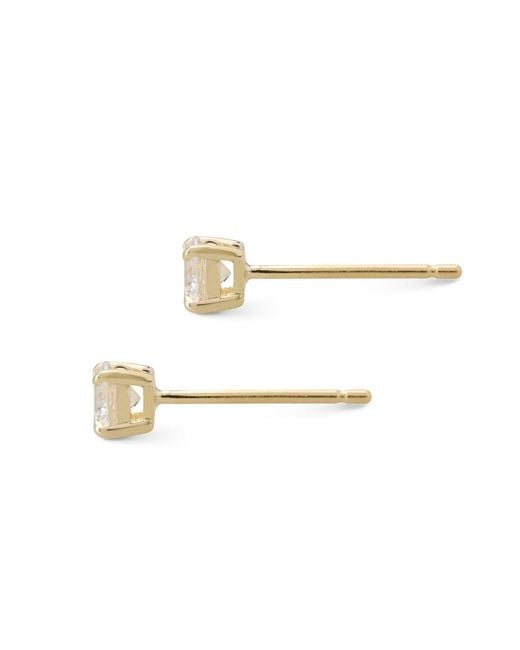 Dolcetto Designs Metallic Lab Grown Diamond Round Studs