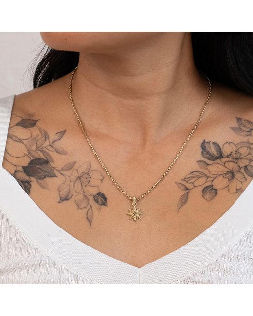 Zoe & Morgan Metallic Morning Star Necklace