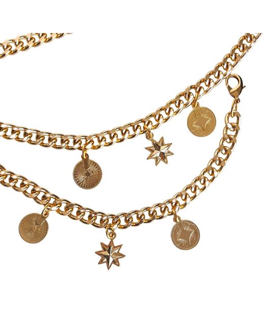 Indigolush Metallic Chain Belt