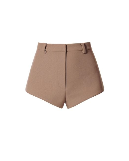 AGGI by HALEWSKI Brown Neutrals Cori Classic Micro Shorts