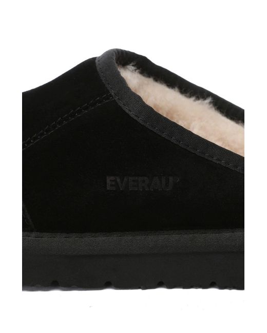 EverAu Australia Black Lark Slippers for men