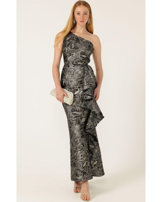 SACHA DRAKE Gray Tyra Gown