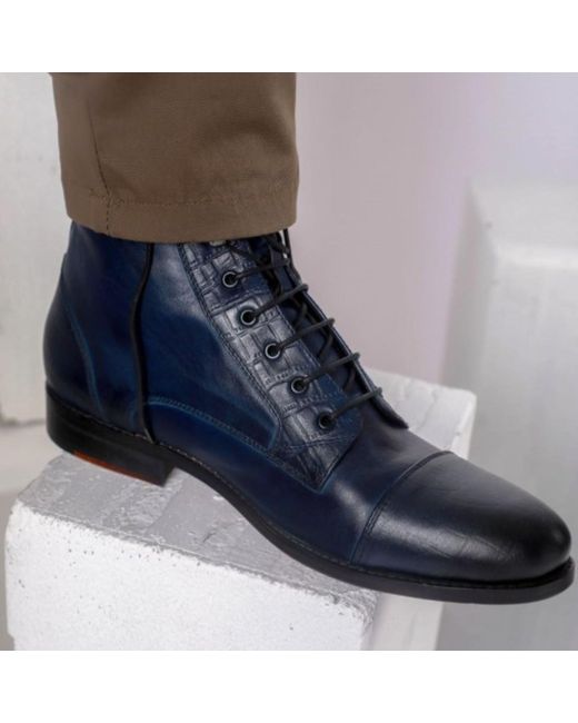 Zasta Studio Blue Sheel Boots for men