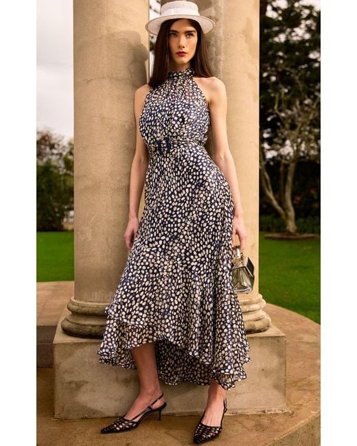 SACHA DRAKE Gray Austen Dress