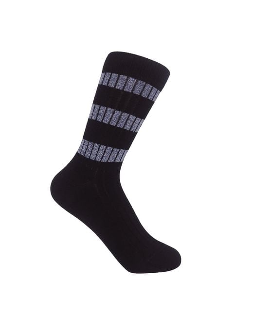 Peper Harow - Made in England Black Old School Socks –
