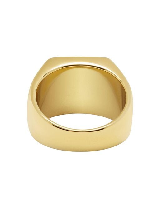 Nialaya Multicolor Zircon Signet Ring for men