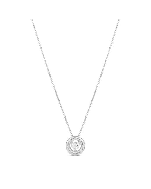 SHYMI Metallic Round Heart Pendant