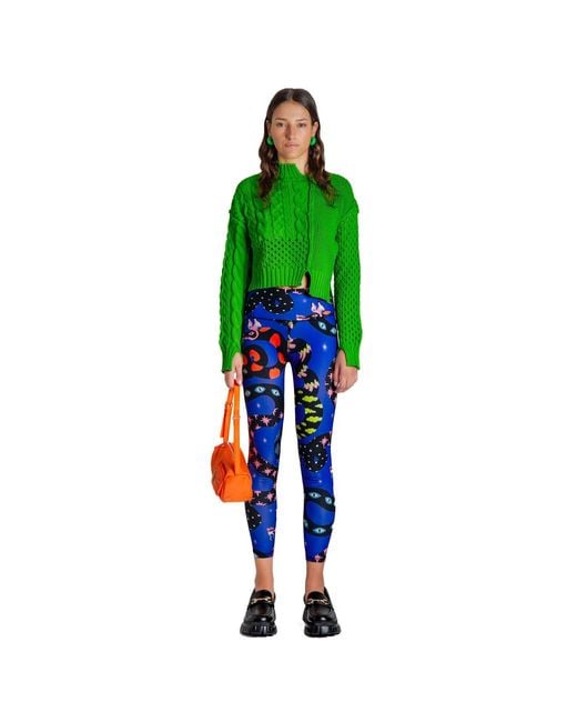 Pitaya Yoga Blue Dragon Dreams Leggings