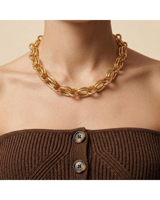 Jaredjamin Metallic Regent Chain Necklace