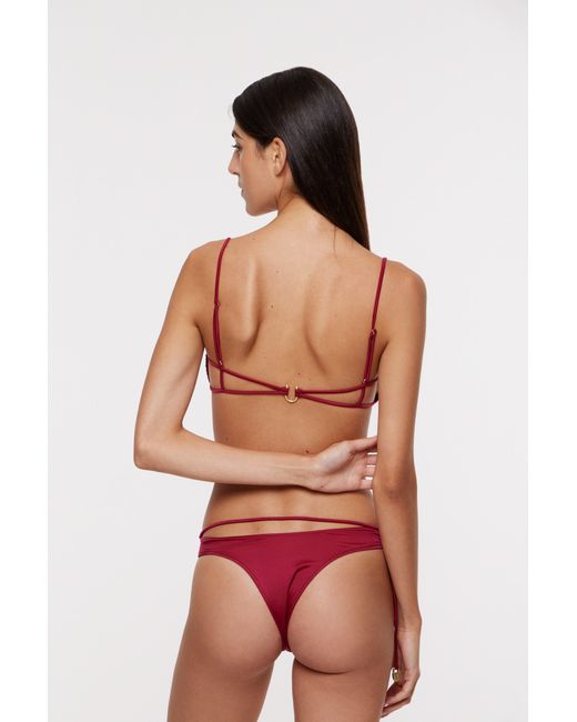 Bianca Resortwear Red Calla Bikini Top