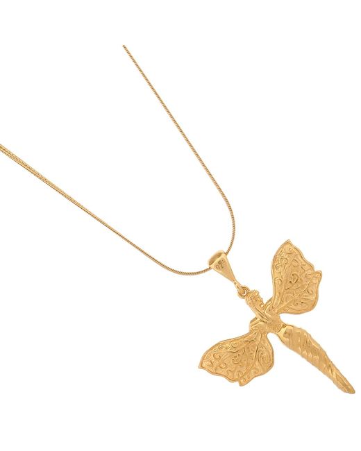 Ebru Jewelry Metallic Heavenly Guardian Vermeil Necklace