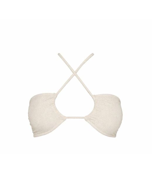 Chaude Swimwear Green Remy Reversable Bikini Top
